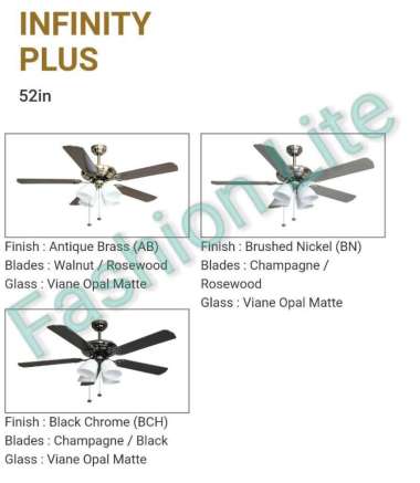 KIPAS ANGIN EDMA INFINITY PLUS 52" / KIPAS EDMA ORI / KIPAS ANGIN EDMA