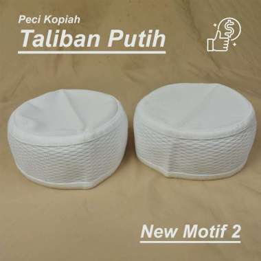 peci kopiah taliban warna putih polos harga terjangkau kualitas bagus 9