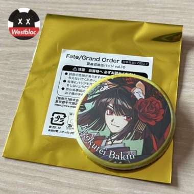Kyokutei Bakin Fate Grand Order FGO Can Badge 44mm Anime Japan 2023 JP Multivariasi Multicolor