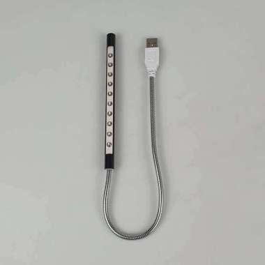 Ammtoo Lampu Baca LED Reading Lamp USB Adjustable Cool White 5V 1W T2A Lampu Kecil Terang Portabel P