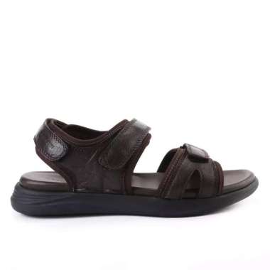 OBERMAIN OM58 SANDAL PRIA ORIGINAL SENDAL SLINGBACK CASUAL KULIT ASLI ORI COKLAT BROWN