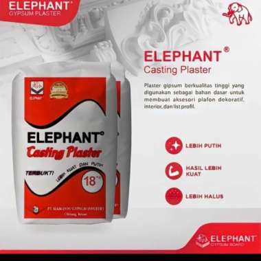 Gypsum Casting Plaster Elephant Gipsum 18 kg