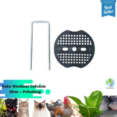 Paku Steples Weedmat Bahan Galvanis paku10cm+Pelndng