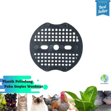 Paku Steples Weedmat Bahan Galvanis Plastik Pelindung