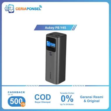 AUKEY Powerbank Laptop Notebook 140W 27.600mAh PB-Y45 | Garansi Resmi