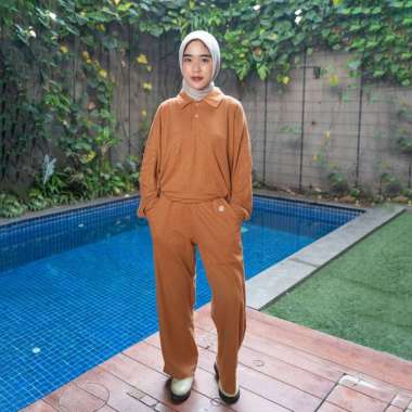 NOORE - Terra Pant - Caramel - Celana Wanita S Caramel