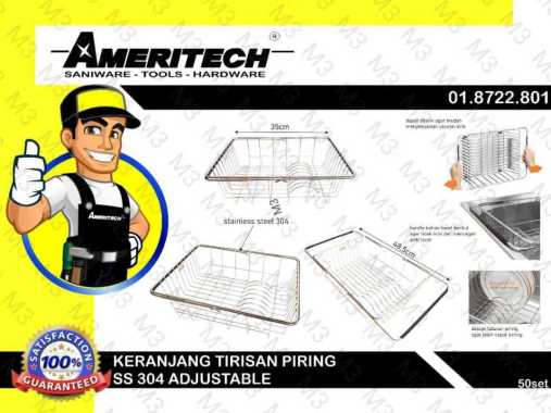 TIRISAN BAK CUCI PIRING / SINK DRAINER BASKET / TIRISAN PIRING STAINLESS