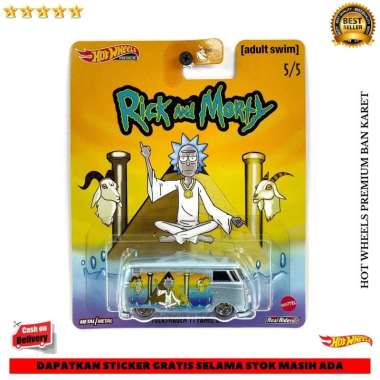 Hot Wheels Premium Rick Morty Volkswagen VW Drag Bus T1 Panel A100 RM T1 PANEL