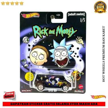 Hot Wheels Premium Rick Morty Volkswagen VW Drag Bus T1 Panel A100 RM SUPER VAN