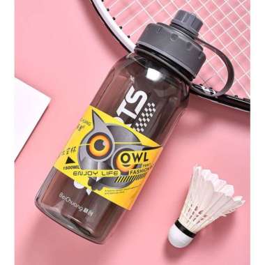 Botol Minuman Bening 2 Liter Botol Minuman Bening Viral Free Sticker 2D 3D 01 Hitam