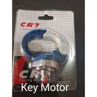 Gantungan Pengait Barang Motor Matic Variasi CR7 Biru
