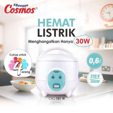 COSMOS Rice Cooker CRJ 101 N - Penanak Nasi 0.6L Cosmos CRJ 101 N