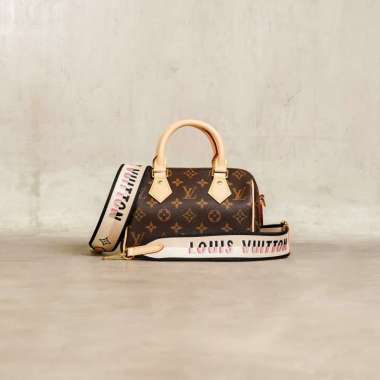 Tas LV SPEEDY BANDOU 20 MINI STRAP SHOULDER BAG - 20X15X11CM 100% ORIGINAL