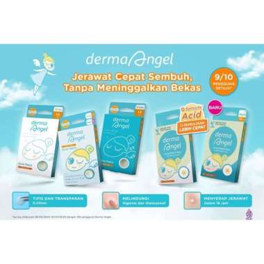 DERMA ANGEL Acne Patch Kit - Sticker Jerawat Derma Angel acne day 6pcs