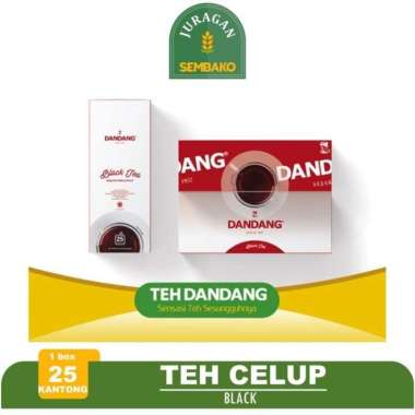 teh dandang black tea celup 25 kantong