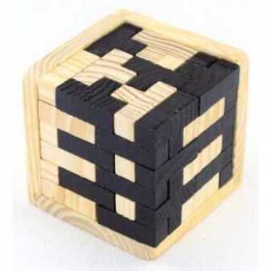 Mainan Puzzle 3D Model Kubus Cubical Tetris Assembly Toy