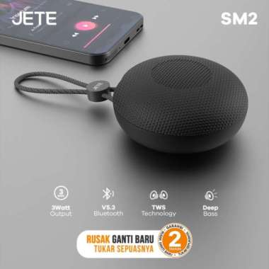 JETE Speaker Bluetooth Portable SM2 - Garansi 2th