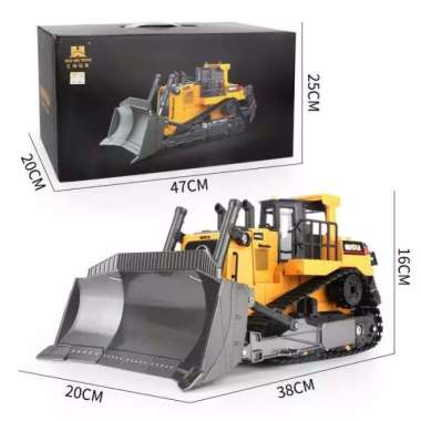 RC HUINA 1552 1/16 11CH MAINAN ALAT BERAT RC TRUCK BULLLDOZER HUINA 1554