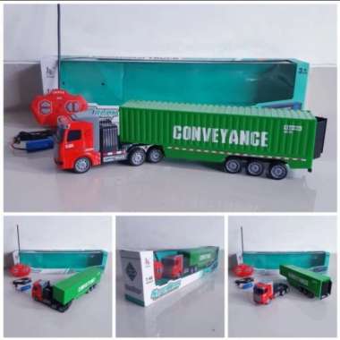 MAINAN RC TRUK KONTAINER - TRUCK TRAILER REMOTE CONTROL