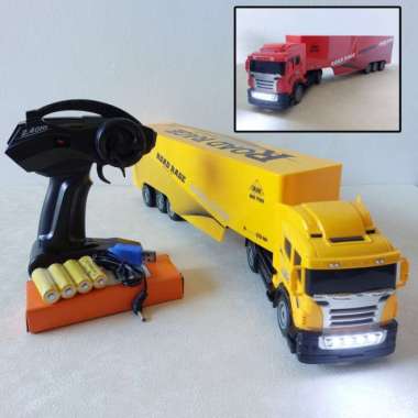 MOBIL RC TRUK KONTAINER - TRUK TRAILER REMOTE CONTROL