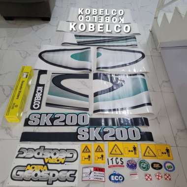 Sticker Kobelco SK 200-8, Sk200-7 Multivariasi