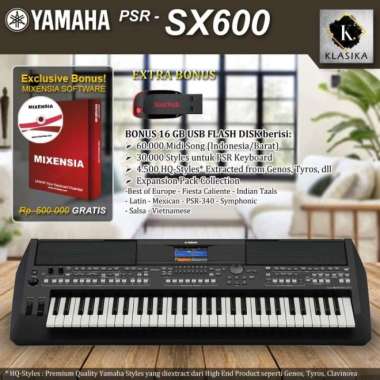 Yamaha PSR SX600 / PSR SX 600 Keyboard Arranger Resmi (penerus S670)
