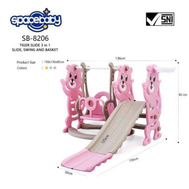 [FREE BUBBLEWRAP] BAMS TERMURAH PEROSOTAN AYUNAN PROSOTAN ANAK IMPOR JUMBO SPACE BABY SB 8206 AYUNAN