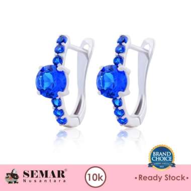 Anting Emas Velina White Gold 10K Semar Nusantara