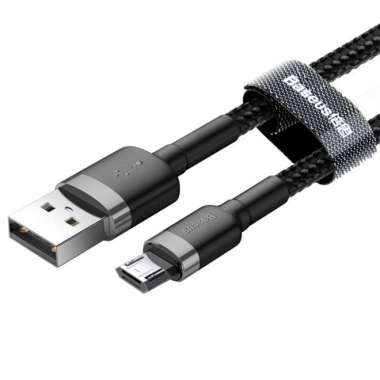 Kabel Data Baseus Cafule Micro USB 2M Grey Black