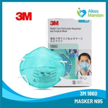 3M - Masker N95 1860 isi 20 Pcs / Masker N 95 3M