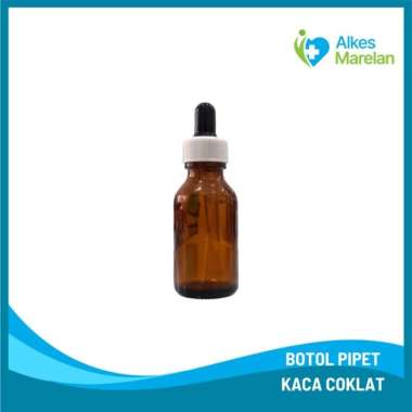 Botol Pipet Tetes 60 ml / Botol coklat kaca Pipet Tetes 60 ml