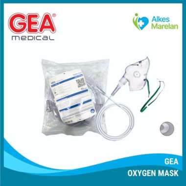 GEA - Oxygen Mask Gea Anak / Oxygen Mask Gea Dewasa / Masker Oxygen Dewasa