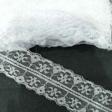 Renda Air Bolak-Balik PER ROLL Putih