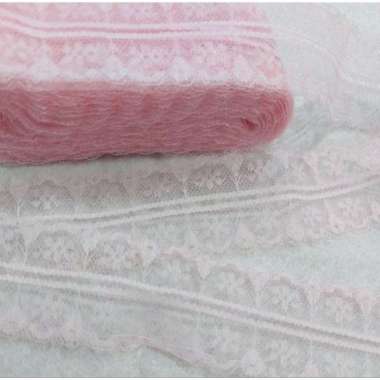 Renda Air Bolak-Balik PER ROLL Pink Soft