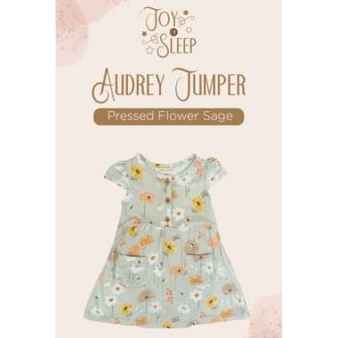 Harlow Kids Audrey Jumper Dress Anak Bayi Prerempuan L Pressed Flower Sage