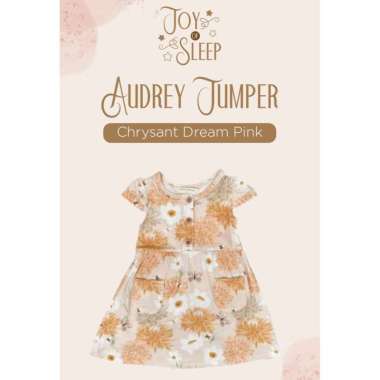 Harlow Kids Audrey Jumper Dress Anak Bayi Prerempuan M Crysant Dream Pink