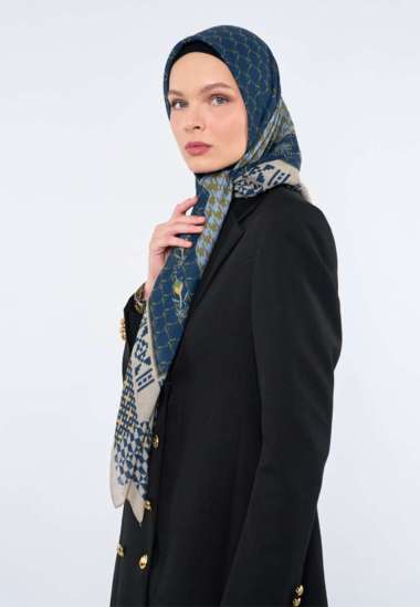 VIVIZUBEDI Le Vermeil Scarf Deep Teal
