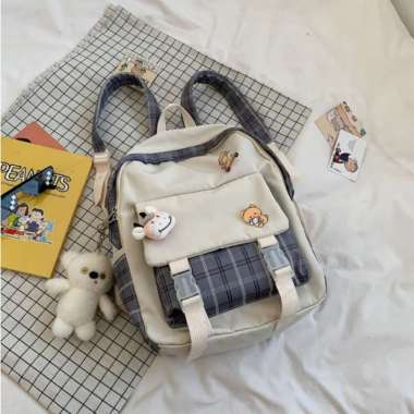 RANSEL WANITA BL777 - TAS - RANSEL IMPORT - RANSEL KOREA - BACKPACK - RANSEL MURAH BL777 - HITAM