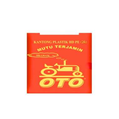 Kantong Plastik Kresek Merk OTO Warna Merah 28x48cm