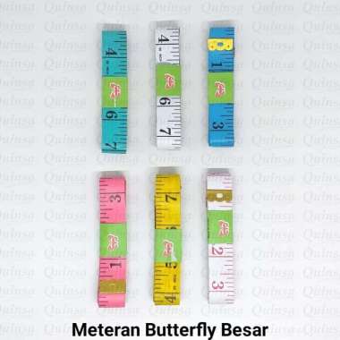 Meteran Jahit Butterfly Besar Mitlin Meteran Kain Satuan