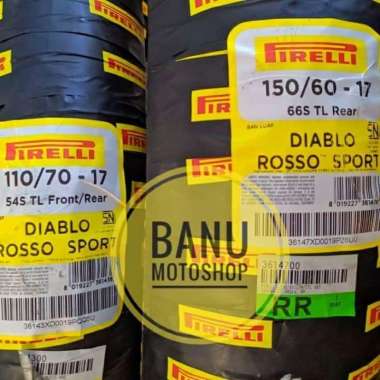 Paket Pirelli Diablo Rosso Sport Uk 110/70-17 & 150/60-17
