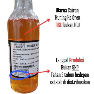 Pembersih Jamur Kaca Mobil Cairan Pembersih Wiper Kaca Mobil Kilat Oil Film Remover 150ml Cairan M K