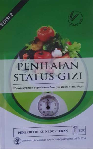 [ ] Penilaian Status Gizi Edisi 2 - I Made Nyoman Supariasa Multivariasi Multicolor