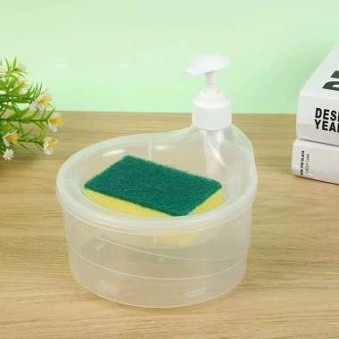 Dispenser Sabun Cuci Piring /Tempat Sabun Cuci Piring Free Spons