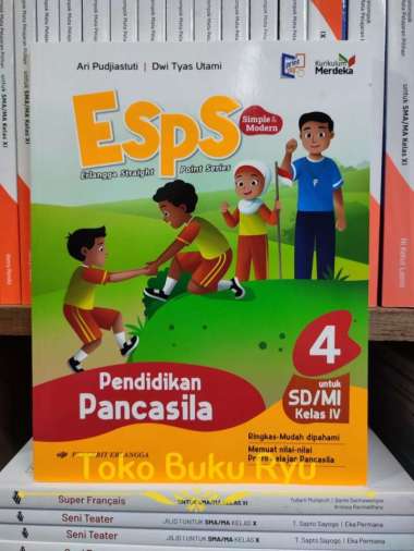 ESPS Pendidikan Pancasila Revisi Kelas 4 SD Kurikulum Merdeka Erlangga Multivariasi Multicolor