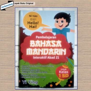 Buku Bahasa Mandarin SD Kelas 1 Multivariasi Multicolor