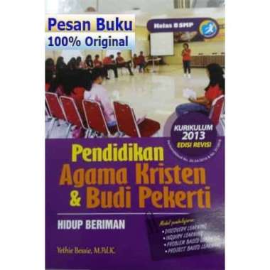 Buku Pendidikan Agama Kristen & Budi Pekerti Kelas 8 Edisi Revisi Multivariasi Multicolor