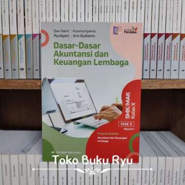 Buku Dasar dasar Akuntansi dan Keuangan Kelas 1 SMK Vol. 1 KM Erlangga Multivariasi Multicolor
