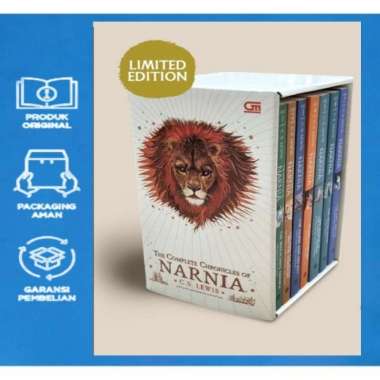 Buku Novel Boxset The Chronicles Of Narnia / Multivariasi Multicolor