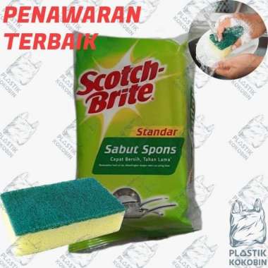 3M SPON CUCI PIRING SCOTCH BRITE (1 PCS)